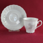 Preview: Kaffeetasse & Untertasse Eschenbach Toledo Orchidee rosa-grau