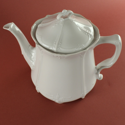 Preview: Teekanne Tirschenreuth Baronesse weiß