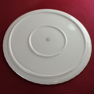 Preview: Tortenplatte Seltmann Weiden Regina Mücke-Blau (Gebrauchsspuren)