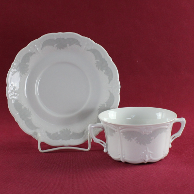 Suppentasse & Untertasse Tirschenreuth Baronesse Orleans