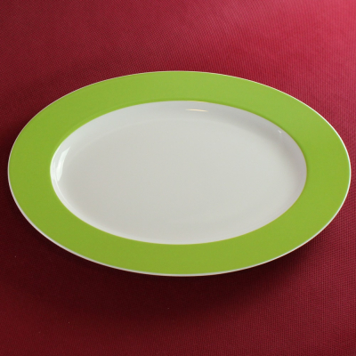 Thomas Sunny Day Apple Green Platte oval 33 cm