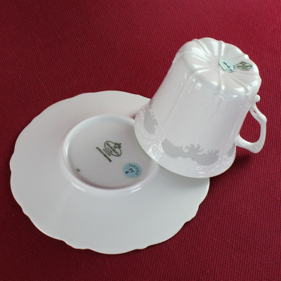 Kaffeetasse & Untertasse Tirschenreuth Baronesse Orleans