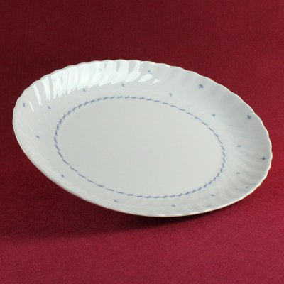 Platte oval Seltmann Weiden Regina Mücke-Blau (Gebrauchsspuren)