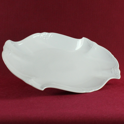 Preview: Servierplatte 33 cm Tirschenreuth Baronesse weiß "2 Wahl"