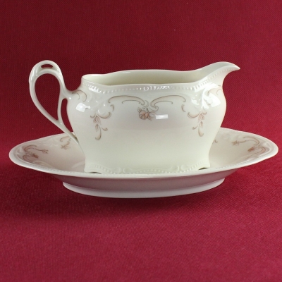 Königlich pr. Tettau  Rubin Cream Dekor 3161 Sauciere