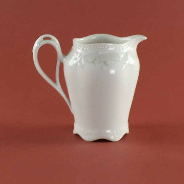 Milchkännchen Königlich pr. Tettau Rubin weiß Dekor 4088