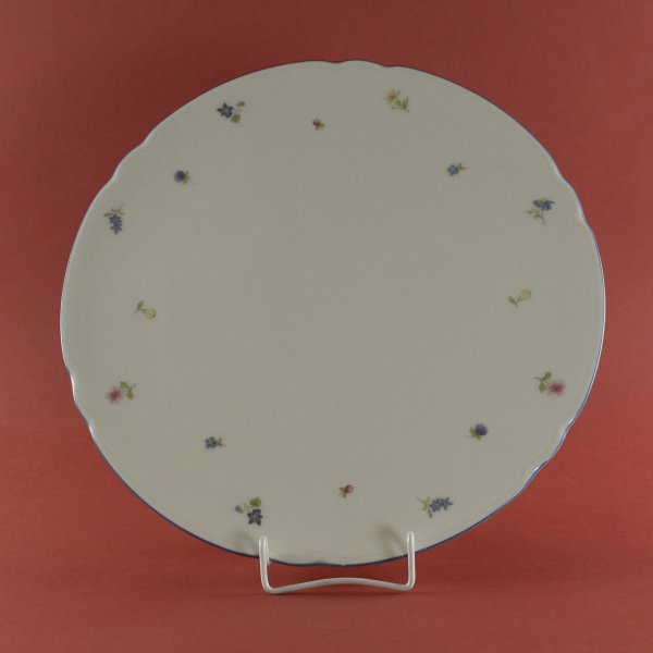 Tortenplatte Ø 30 cm Marie Luise Streublume blauer Rand - Kopie