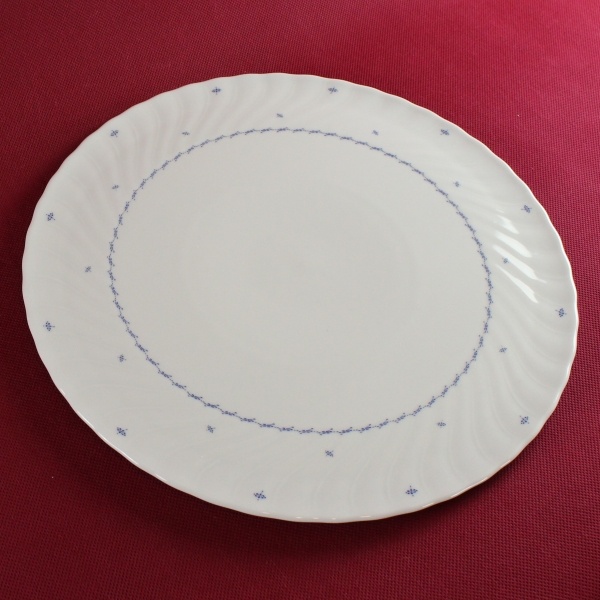 Tortenplatte Seltmann Weiden Regina Mücke-Blau (Gebrauchsspuren)