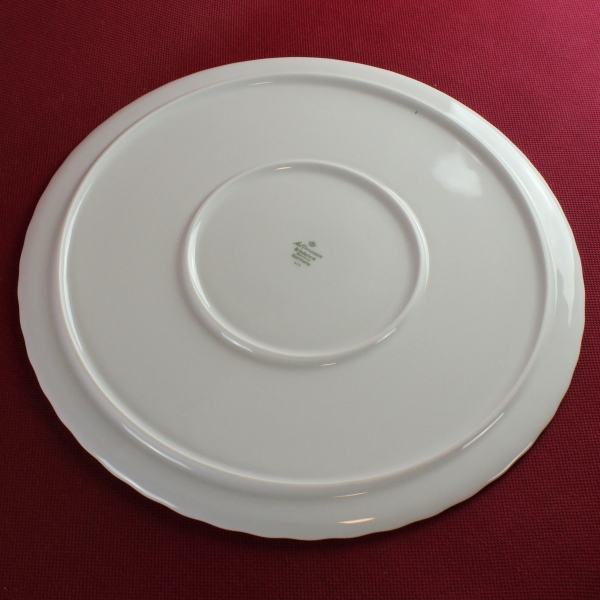 Tortenplatte Seltmann Weiden Regina Mücke-Blau (Gebrauchsspuren)