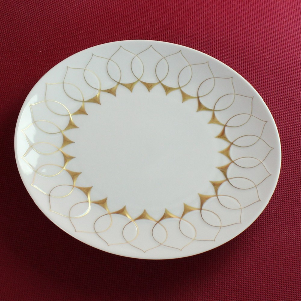 Kuchenteller Rosenthal Lotus Goldsilhouette