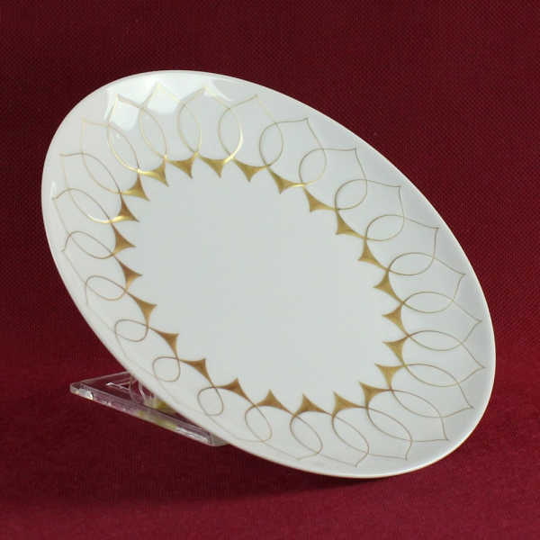 Kuchenteller Rosenthal Lotus Goldsilhouette