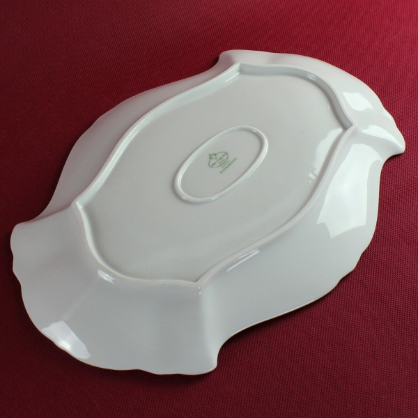 Servierplatte 33 cm Tirschenreuth Baronesse weiß "2 Wahl"