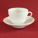 Espressotasse & Untertasse Hutschenreuther Dresden weiß