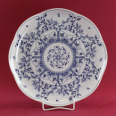 Kuchenteller Tirschenreuth Fleur Blätterzauber blau
