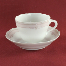 Kaffeetasse & Untertasse Hutschenreuther Maria Theresia Windsor Rosa